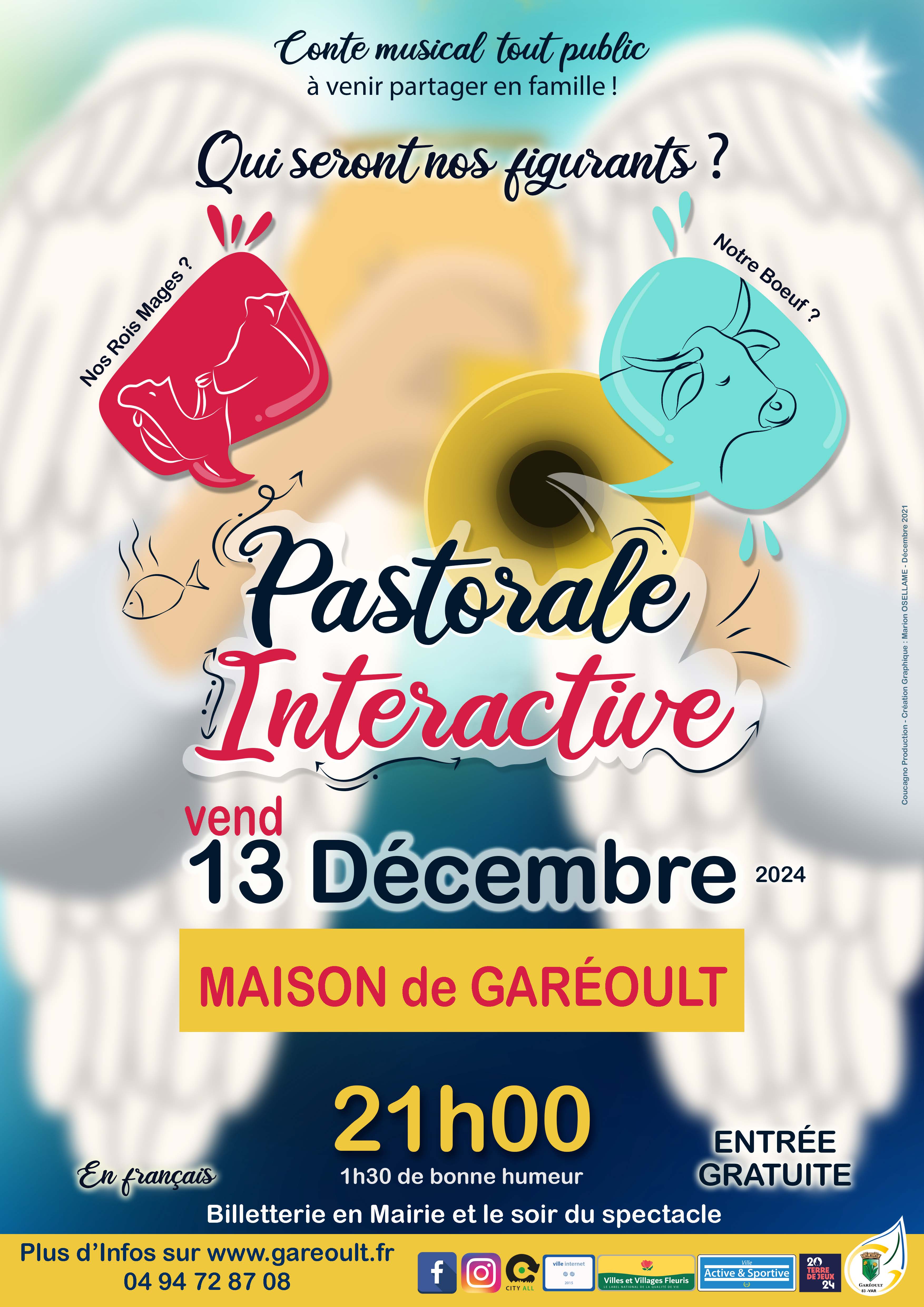 Affiche pastorale personnalisee gareoult