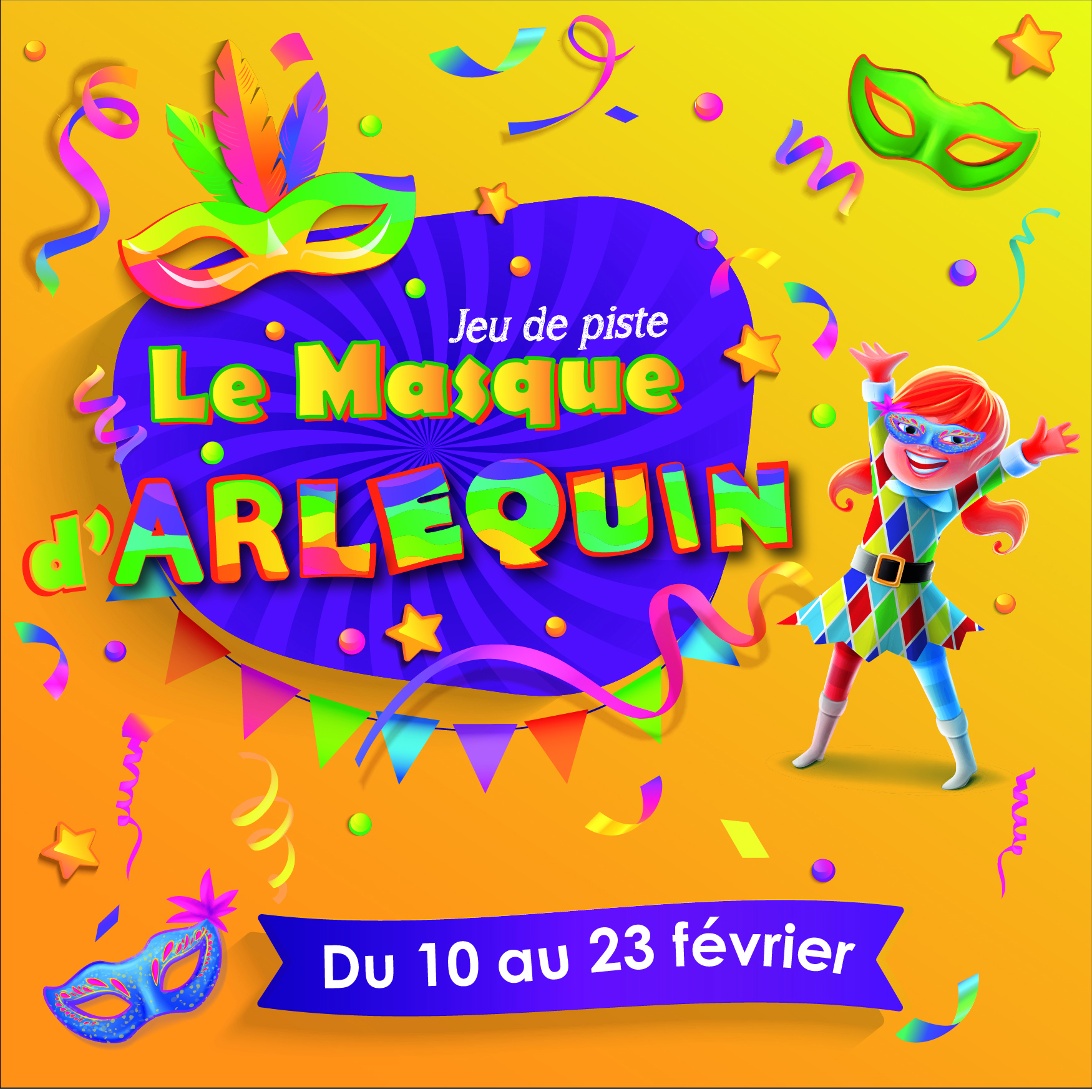 Jeu de piste  «Le masque d\'Arlequin\