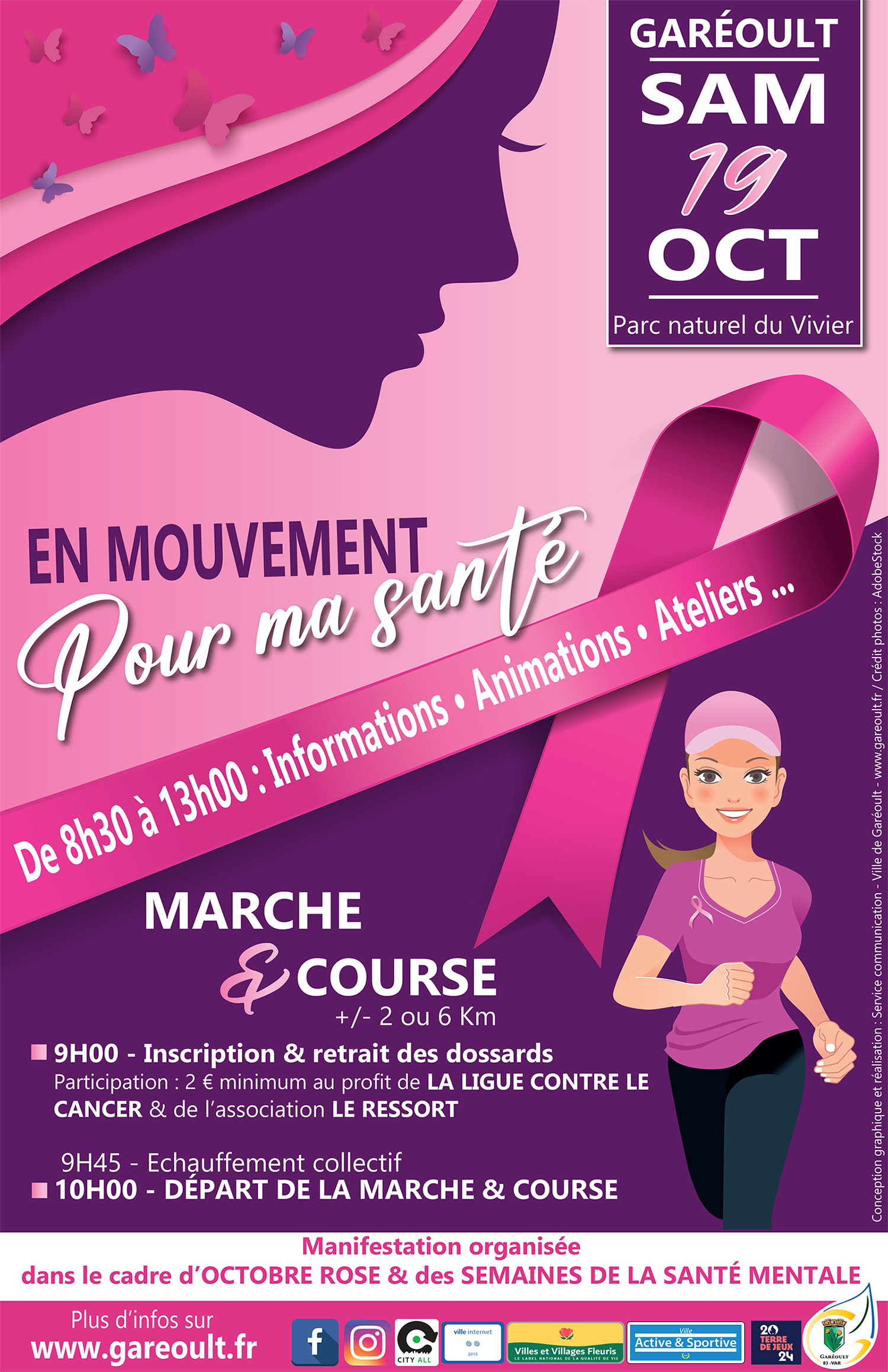 affiche OCTOBRE ROSE 2023