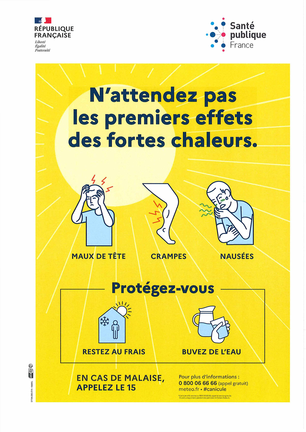 premiers effets chaleurs